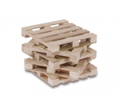 Holzpalette für Zettelblock bedrucken