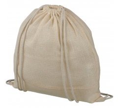 Maine Rucksack mit Kordelzug aus Baumwollgewebe 5L bedrucken