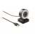 1080P HD-Webcam mit Ringlicht zwart