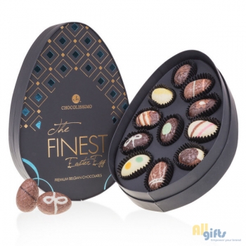Bild des Werbegeschenks:The Finest Easter Egg Blue - Mini - Chocolade paaseitjes Chocolade paaseitjes