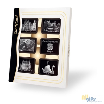 Bild des Werbegeschenks:12 logochocolaatjes in geschenkdoos