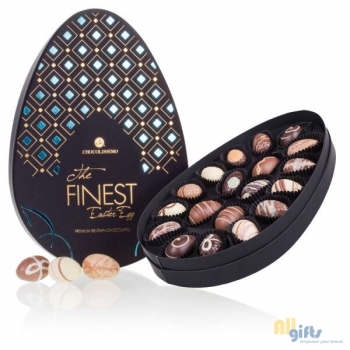 Bild des Werbegeschenks:The Finest Easter Egg Blue - Chocolade paaseitjes Chocolade paaseitjes