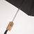 21" Regenschirm zwart