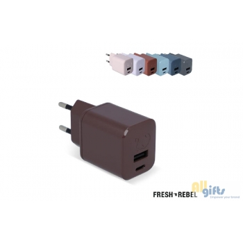 Bild des Werbegeschenks:2WC30 I Fresh 'n Rebel Mini Charger USB-C + A PD // 30W
