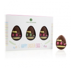 Easter Goodies - 3 chocolade ei figuurtjes Chocolade paasfiguurtjes bedrucken