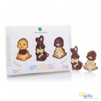Bild des Werbegeschenks:Easter Figures - Chocolade paasfiguurtjes Chocolade paasfiguurtjes