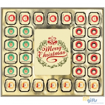 Bild des Werbegeschenks:30 bonbons en tablet Kerst