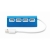 4 Port USB Hub blauw