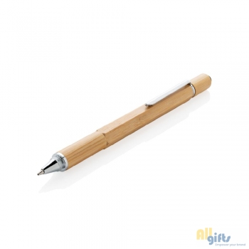 Bild des Werbegeschenks:5-in-1 Bambus Tool-Stift