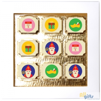 Bild des Werbegeschenks:9 Sint bonbons in geschenkdoos