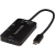 ADAPT Typ-C Multimediaadapter aus Aluminium (USB-A/Typ-C/HDMI) zwart