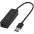 ADAPT USB 3.0-Hub aus Aluminium  zwart