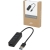ADAPT USB 3.0-Hub aus Aluminium  zwart