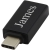 ADAPT USB C auf USB A 3.0 Adapter aus Aluminium zwart
