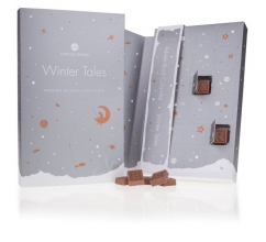 Adventskalender - Winter Tales ChocoTelegram - Chocolade Adventskalender bedrucken
