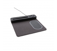 Air Mousepad mit 5W Wireless Charger und USB bedrucken