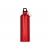 Aluminium Wasserflasche mit Karabiner 750ml donker rood