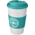 Americano® 350 ml Isolierbecher mit Schutzring & auslaufsicherem Schraubverschluss wit/aqua