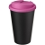 Americano® Eco 350 ml recycelter Becher mit auslaufsicherem Deckel roze/zwart