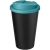 Americano® Eco 350 ml recycelter Becher mit auslaufsicherem Deckel aqua blauw/Zwart
