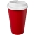Americano® Eco 350 ml recycelter Becher mit auslaufsicherem Deckel rood/wit