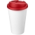 Americano® Eco 350 ml recycelter Becher mit auslaufsicherem Deckel rood/wit