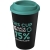 Americano® Eco 350 ml recycelter Becher Zwart/aqua blauw