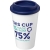 Americano® Eco 350 ml recycelter Becher wit/blauw