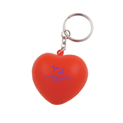 Bild des Werbegeschenks:Anti-stress Hart met sleutelhanger