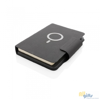 Bild des Werbegeschenks:Artic magnetisches 10W Wireless Charging Notizbuch