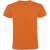 Atomic unisex T-shirt met korte mouwen oranje