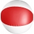 Aufblasbarer Wasserball aus PVC Lola rood