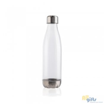 Bild des Werbegeschenks:Auslaufsichere Trinkflasche mit Stainless-Steel-Deckel