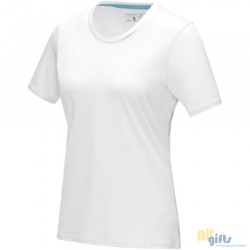 Bild des Werbegeschenks:Azurite T-Shirt aus GOTS-zertifizierter Bio-Baumwolle für Damen