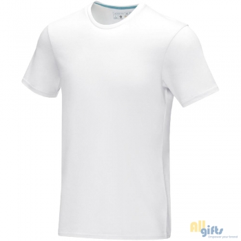 Bild des Werbegeschenks:Azurite T-Shirt aus GOTS-zertifizierter Bio-Baumwolle für Herren