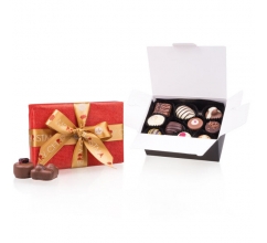 Ballotin Xmas Grand - Pralines Pralines voor Kerstmis bedrucken