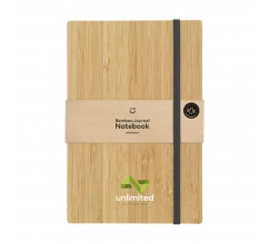 Bamboo Journal Naked Spine Notebook A5 Notizbuch bedrucken