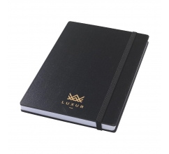 Bamboo Journal Naked Spine Notebook Black A5 bedrucken