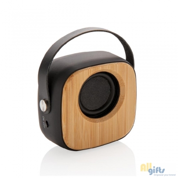 Bild des Werbegeschenks:Bambus 3W Wireless Fashion Speaker