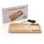 Bambus Schreibtisch-Organizer mit 5W Wireless Charger bruin