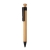 Bambus Stift mit Wheatstraw-Clip zwart