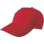 Baseballcap aus 100 % Baumwolle Lisa rood