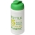 Baseline 500 ml recycelte Sportflasche mit Klappdeckel  wit/groen