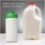 Baseline 500 ml recycelte Sportflasche mit Klappdeckel  wit/groen