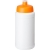 Baseline® Plus 500 ml Flasche mit Sportdeckel wit/ oranje