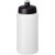Baseline® Plus 500 ml Sportflasche Zwart/ Transparant wit