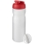Baseline Plus 650 ml Shakerflasche Rood/ Frosted transparant