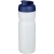 Baseline® Plus 650 ml Sportflasche mit Klappdeckel transparant/blauw