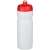 Baseline® Plus 650 ml Sportflasche Rood/ Transparant wit