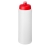 Baseline® Plus 750 ml Flasche mit Sportdeckel transparant/ rood